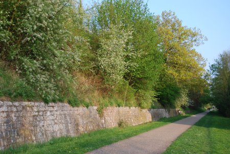 El 'camino verde' de Vernon a Giverny, France